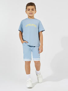 Conjuntos de Ropa de Verano para Niños, Conjuntos de Camiseta y Pantalones Cortos con Cordón, Conjuntos de Pantalones Cortos Pastel, Conjuntos para Bebés Niños 2026 - Product Image 1