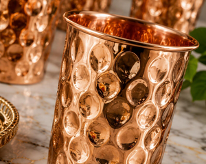 100% Pure Copper <b>Mug</b> and <b>Glass</b> Ayurvedic Drinkware Supplier - Product Image 4