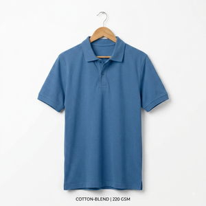 เสื้อโปโลโลโก้สั่งทำ ผ้าคอตตอนผสมเนื้อแมตต์ พิมพ์ลายตามสั่ง เสื้อยูนิฟอร์มบริษัทเพื่อการส่งเสริมการขาย - Product Image 1