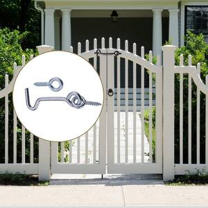 Crochet de sécurité pour fenêtre et armoire en acier et laiton sur mesure, plaqué zinc noir, certifié ISO 9001 - Product Image 4