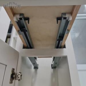 Tiroirs de placard à queue d'aronde, en bois naturel, blanc, style shaker, armoires de cuisine, glissières de tiroir à fermeture douce sous le plan de travail - Product Image 6