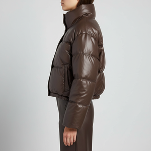 Veste matelassée pour homme à capuche imperméable, sur mesure, OEM, vente en gros - Product Image 5