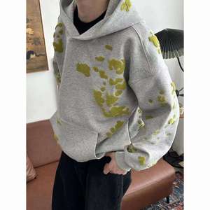 Sudadera con Capucha para Hombre, de Invierno, Gruesa, Corte Regular, de Algodón y Felpa, Estilo Urbano, con Logotipo Personalizado, de Secado Rápido y Transpirable - Product Image 2