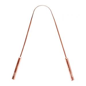 Limpiador de Lengua de Cobre Puro de Nuevo Diseño |   Herramienta ayurvédica en forma de U para el cuidado bucal |   Fabricante OEM - Product Image 2