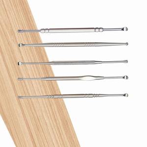 Medical Ear Pick Loop Set of 4 Ear Wax <b>Removal</b> Stainless Steel Surgical Instruments - Product Image 5