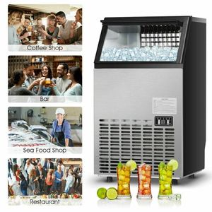 Fabbricatore di ghiaccio In acciaio inox da cucina commerciale portatile - Product Image 4