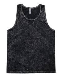 เสื้อกล้ามวินเทจผ้าฝ้ายคุณภาพสูง 100% ซักแบบวินเทจ พร้อมโลโก้สั่งทำ - Product Image 1