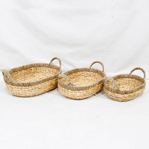 New Arrival Vintage Wicker Seagrass <b>Woven</b> <b>Baskets</b> Vietnam-supplied Storage Boxes & Bins Special Design Clothing Rack - Product Image 2