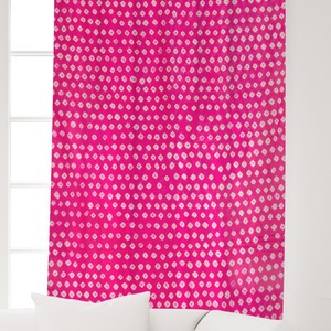 Rideau en coton imprimé tie-dye de qualité supérieure, fait main, panneau décoratif pour fenêtre, idéal pour villa et chambre d'hôtes, vente en gros Inde - Product Image 5