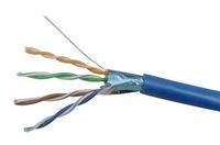 Kabel jaringan 5 kucing kualitas tinggi 24AWG UTP FTP SFTP Cat5e kabel CU tembaga kucing 5e, kucing 5e 4 pasang Putar
