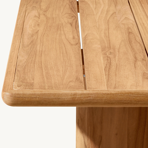 Mesa Rectangular de Madera Maciza de Teca en Oferta, Muebles de Comedor Duraderos de Estilo Moderno para Uso en Interiores/Exteriores - Product Image 4
