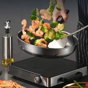 Deluxe Hard Anodized Saute Pan With Triple Layer <b>Nonstick</b> Surface Oven Safe Design Cool Touch Grip Handle - Product Image 5