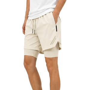 Shorts de bain décontractés imperméables pour hommes, séchage rapide, légers, écologiques, coupe-vent, en Spandex/Polyester, pour la plage - Product Image 6