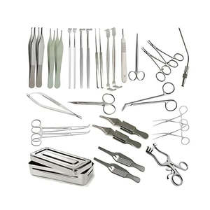 Kit de Instrumentos Quirúrgicos Vasculares de Acero Inoxidable Alemán de 30 Piezas, Clase II, Reutilizable, con Certificación CE, para Cirugía Manual de Fístula AV, por Dentavex - Product Image 1