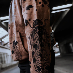 Sudadera con Capucha de Felpa 100% Algodón, Estilo Vintage, Lavado Ácido, Ecológica, Personalizable para Impresión de Marca - Product Image 4