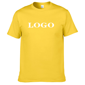 เสื้อยืดคอตตอน 100% สำหรับผู้ชาย ขายส่ง รับสกรีนโลโก้ เสื้อยืดเรียบง่าย สวมใส่สบาย น้ำหนักผ้า 180 กรัม คุณภาพสูง - Product Image 1