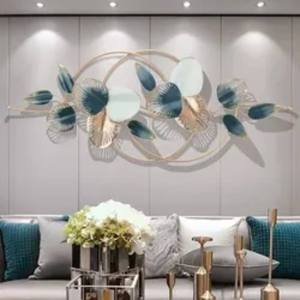 Escultura de Pared Metálica Art Deco de Daystar Trade, Diseño Floral, Decoración de Arte Contemporáneo para Sala de Estar, Decoración de Interiores para el Hogar - Product Image 2