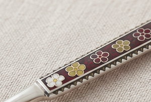 <b>Flower</b> Design Stainless Steel Tea Spoons With Long Handles <b>Mirror</b> Polish Dishwasher Safe For Kitchenware Use - Product Image 3