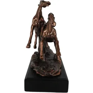 Sculpture en fer artisanale tendance pour la décoration artistique des maisons de luxe contemporaines dans le monde entier - Bronze - Product Image 3