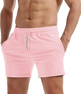 Mens Classic Cargo Shorts Elastic Waist Drawstring Pocket Casual Summer Beach Outdoor Lightweight Breathable Gym Training Shorts - Product Image 1