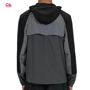 Ensemble de veste coupe-vent et short en deux pièces pour homme, style hiver décontracté, coupe-vent imperméable, couleurs personnalisées, impression numérique - Product Image 3