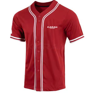 Quick Dry Breathable 100% Polyester <b>Baseball</b> Jersey Sports Wear Short Sleeve 2026 Latest Design Top Selling Best Sale - Product Image 1