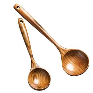 Juego de Utensilios de Cocina de Madera Orgánica de 6 Piezas Estilo Oriental TIMELESS CRAFT, Soporte para Utensilios de Cocina, Espátula, Cuchara, Resistente a Altas Temperaturas - Product Image 3
