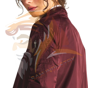 <b>Lightweight</b> and Stylish Nylon Lined Breathable <b>Women</b> Satin <b>Jacket</b> Fully Customizable <b>Women's</b> Satin Varsity <b>Jacket</b> - Product Image 4