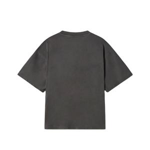 Tout nouveau T-Shirt noir surdimensionné pour hommes de haute qualité poids lourd coton large Boxy conception vierge sérigraphie coupe ample - Product Image 2