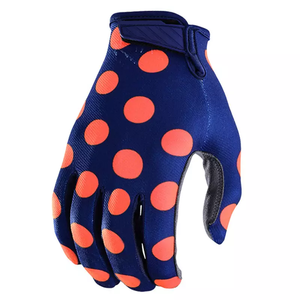 Youth Motocross <b>Gloves</b> Custom Design Sublimated Racing <b>Gloves</b> With Silicon Printing Full Finger - Product Image 1