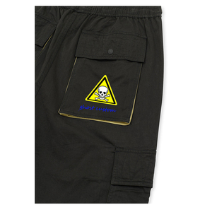 Pantalon de jogging pour homme en toile de polyester, à déchirure facile, avec boutons-pression latéraux, taille élastique, respirant, style streetwear, OEM en gros - Product Image 4
