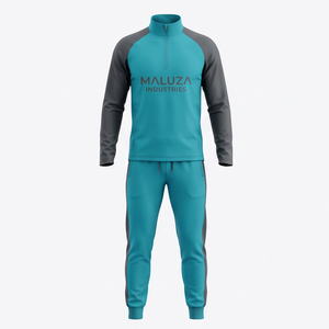 Survêtement unisexe personnalisé en coton et polyester léger, imprimé, performance 2-en-1, en molleton bouclette, pour la gym et l'entraînement - Product Image 1
