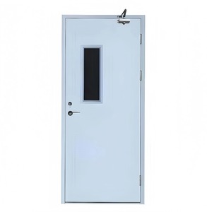 Porte coupe-feu en acier de fabrication indienne pour hôpitaux, écoles, hôtels et bâtiments publics, disponible au prix de gros - Product Image 1