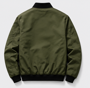 High Quality Men's Casual <b>Jacket</b> Stand Collar Zipper Closure Autumn Wear - Product Image 2