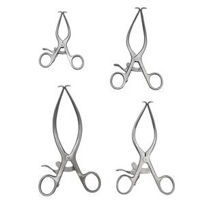 Retractor de 2 garras Weitlaner de acero inoxidable, juego de instrumentos quirúrgicos ortopédicos autoestables, herramientas reutilizables SURGINEXA de mano - Product Image 5
