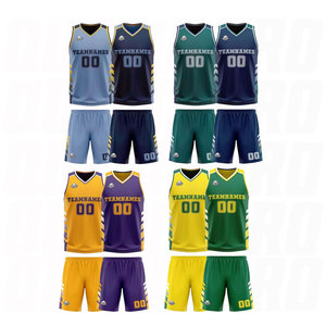 Uniformes de basket-ball réversibles personnalisés, vêtements de sport, maillot personnalisé par sublimation, costume pour hommes, femmes, adultes, enfants, haute qualité - Product Image 2