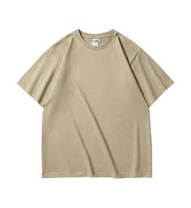 Oversized Heavyweight Men Cotton T Shirt Custom Logo Printing Crew Neck Streetwear Casual T Shirt Plus Size OEM - Product Image 6