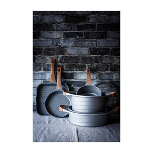 Pentola Stilo con Coperchio in Vetro 24 Cm per Cucinare - Product Image 2