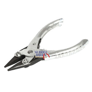 Alicates de Punta SNIPE de acción paralela, alicates de cadena de media mordaza redonda, 140MM, herramientas de fabricación de joyas para manualidades DIY - Product Image 1