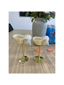 Natural Handmade Snail Shell <b>Goblet</b> Wine Cup Seashell <b>Glass</b> For Coastal Resort Bar Wedding Party Decoration Cheap Price - Product Image 1