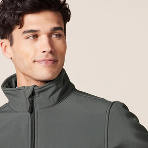 Wholesale Price Canvas Casual Softshell Jacket <b>Thermal</b> Fleece Lined Outdoor Water Resistant Windproof Low MOQ Softshell Jackets - Product Image 5