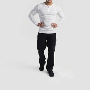 Mens Warm <b>Thermal</b> <b>Underwear</b> Long Sleeve Shirt Stretch Base Layer Winter Fleece Undershirt Wholesale Clothing Supplier - Product Image 4