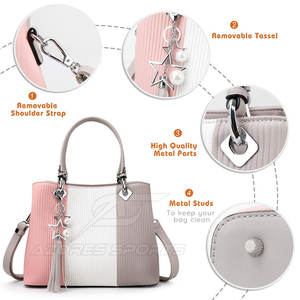 Sacs à main en cuir pour femmes, fermeture éclair durable, sac à bandoulière élégant pour un usage quotidien - Product Image 4