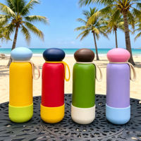 Nouvelle bouteille d'eau sport isotherme grande capacité en acier inoxydable 304 à double paroi, anti-fuite, écologique, avec poignée portable et durable