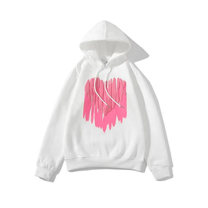 Sweat à capuche zippé d'hiver de bonne qualité pour hommes, avec logo personnalisé, couleurs unies, imprimé en relief, en polaire écologique, pour hommes et femmes - Product Image 1