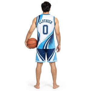 Conjunto de Uniforme de Baloncesto, Camiseta y Pantalones Cortos, Ropa Deportiva para Equipos, Transpirable, Ligero, para Entrenamiento y Juego, con Servicio OEM - Product Image 2