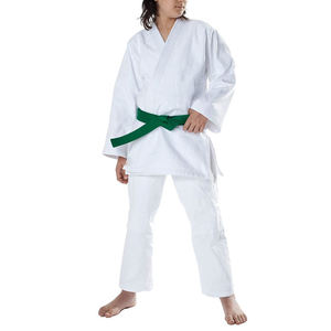Trajes de Judo de Suministro Directo de Fábrica, Logotipo Personalizado de Alta Calidad, 100% Algodón, Uniformes de Judo Cómodos, Duraderos y Transpirables - Product Image 2