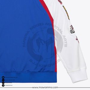 Blouson bomber en satin avec logo personnalisé, broderie patchwork, logo unisexe, coupe oversize, streetwear, blouson letterman uni pour unisexe - Product Image 5