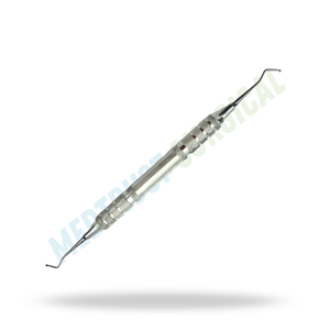 เครื่องมือผ่าตัดทางทันตกรรมแบบปลายคู่ ขนาดมาตรฐาน สำหรับการขูดวัสดุในช่องปากและขจัดฟันผุ - Product Image 3