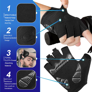 Guantes de Ciclismo para Hombre de Alta Calidad 2026, Guantes de Ciclismo de Medio Dedo para Hombre en Venta, Guantes de Ciclismo con Logotipo Personalizado - Product Image 2